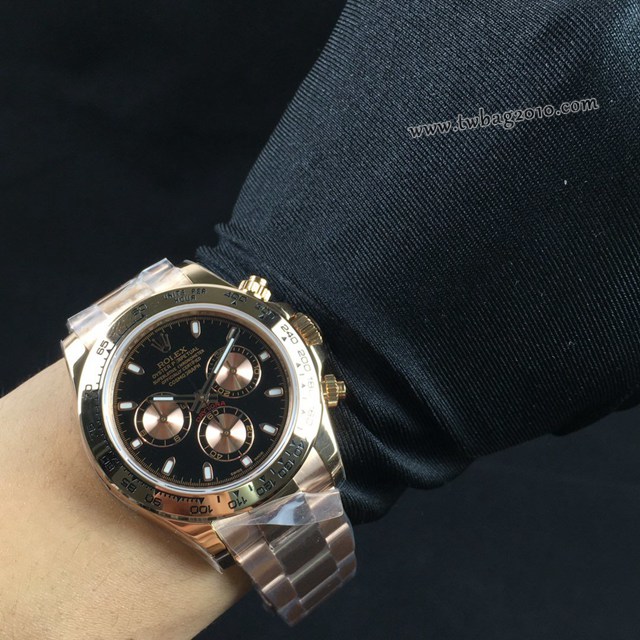 勞力士複刻手錶 Rolex超薄迪通拿新品 灰白金迪 玫瑰金迪 黃金迪 熊貓迪經典男士腕表  gjs2015
